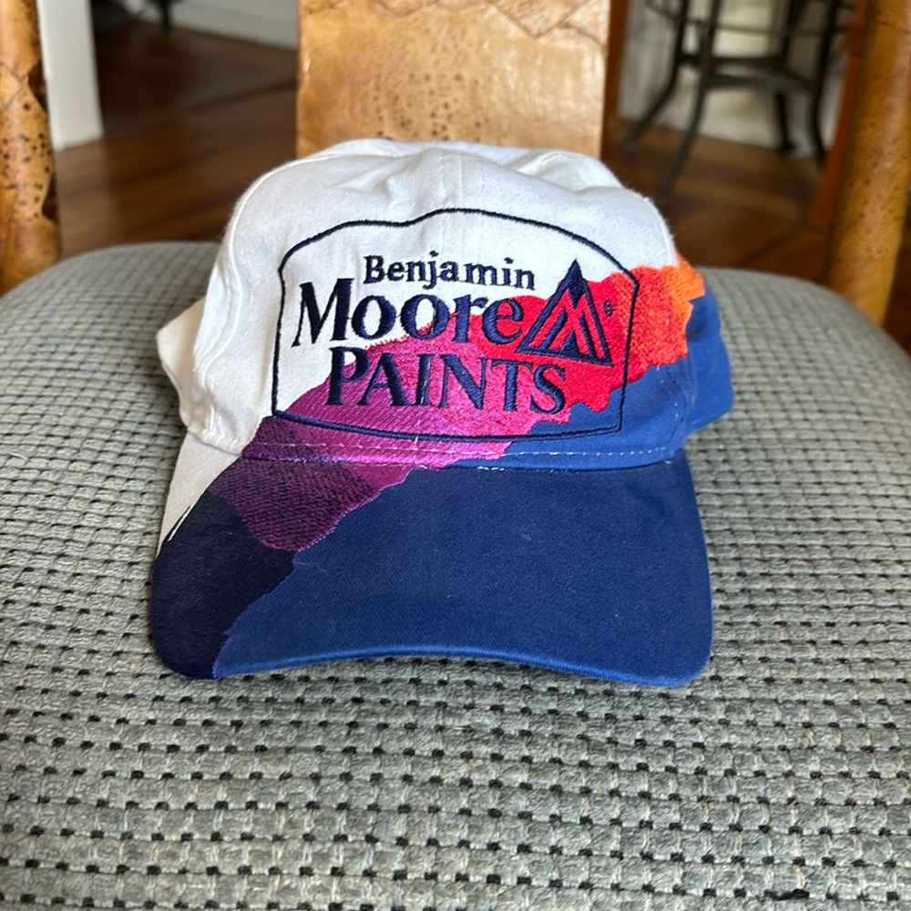 Vintage Benjamin Moore snap back hat